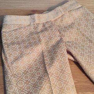 Hiliger Gold Brocade Pants - 2